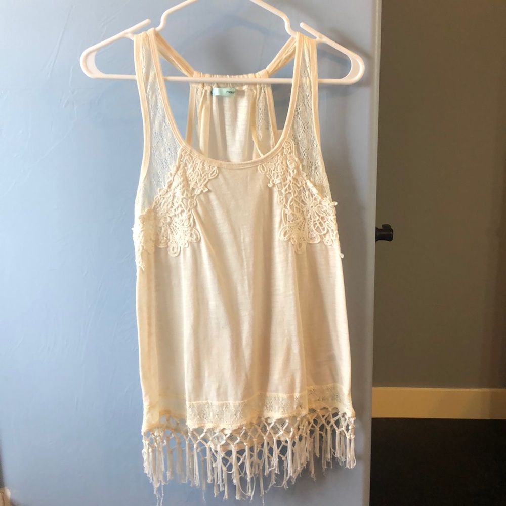 Fringe tank top